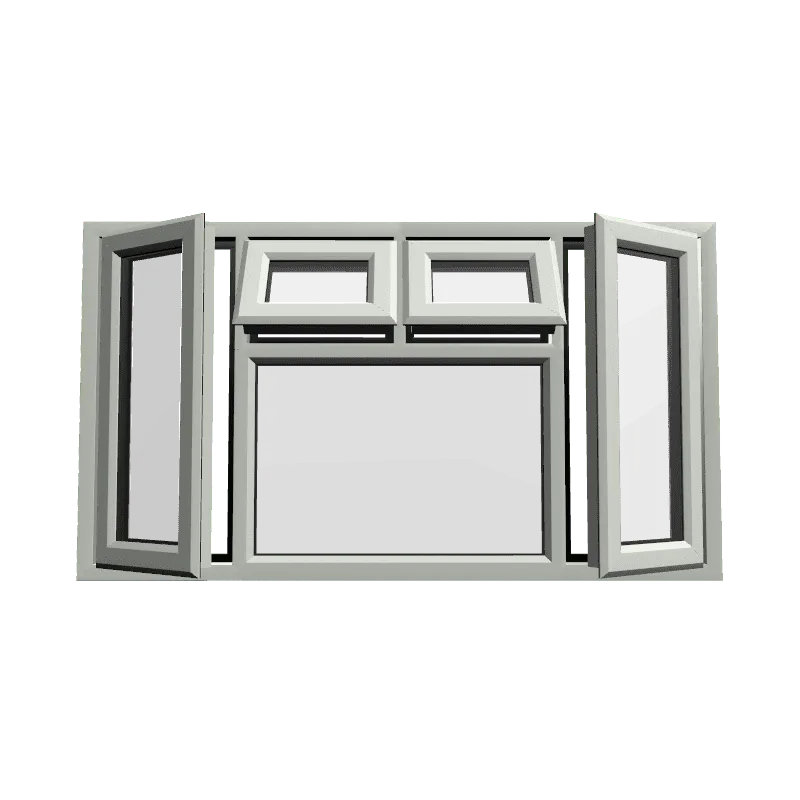 uPVC Window Agate Grey