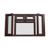 uPVC Window Rosewood Woodgrain