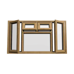 uPVC Window Irish Oak