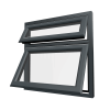 uPVC Window Anthracite Grey