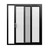 Black uPVC Sliding Door