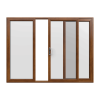 Golden Oak uPVC Sliding Door