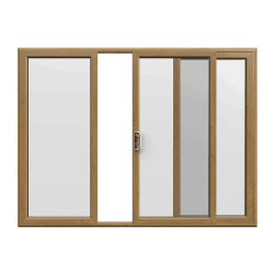 Irish Oak uPVC Sliding Door