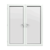white uPVC French Doors