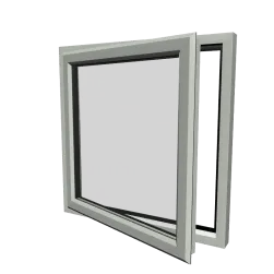 uPVC Window Agate Grey
