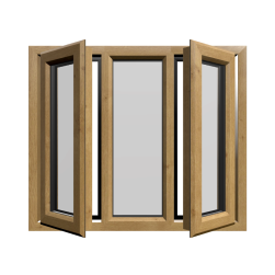 Casement 42 uPVC Window Irish Oak
