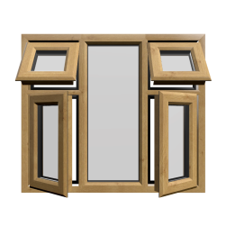 Casement 53 uPVC Window Irish Oak