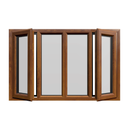 Casement 73 uPVC Window Golden Oak