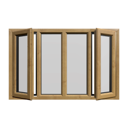 Casement 73 uPVC Window Irish Oak