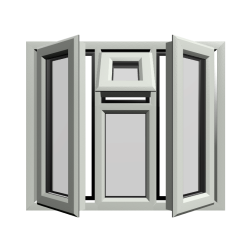 Casement 47 uPVC Window Agate Grey