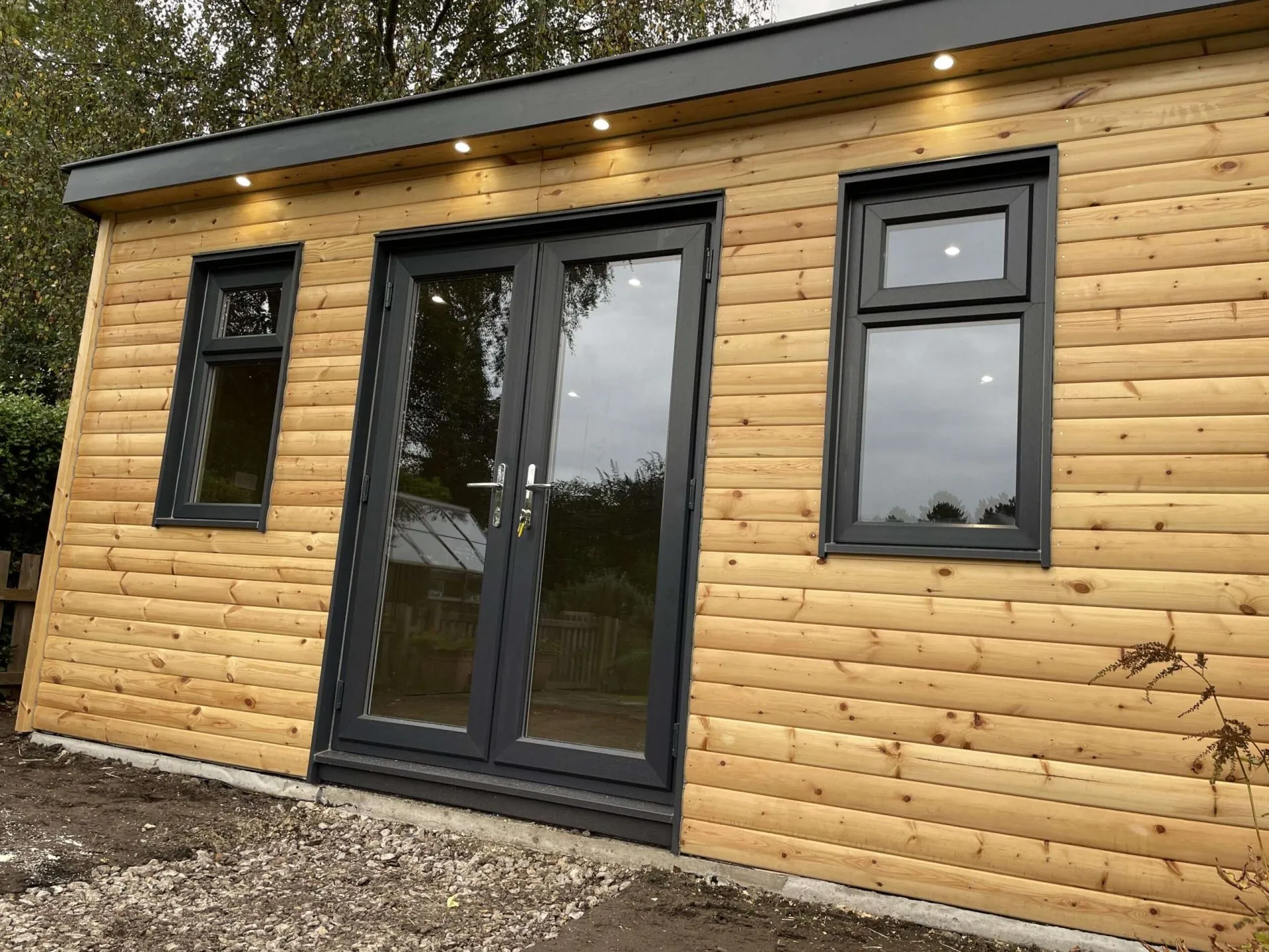 Anthracite Grey French Doors with Side Panels - Build Your Own - Image 9