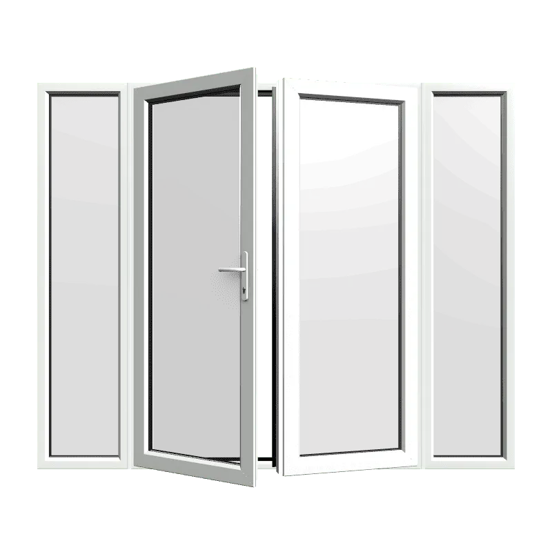 White French Doors with Side Panels - Build Your Own