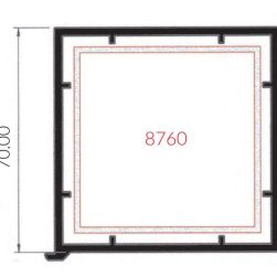 70mm Square Bay Pole